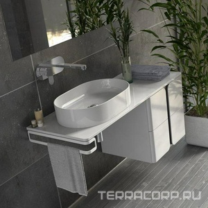 Полотенцедержатель Balance белый Ravak BALANCE X000001376