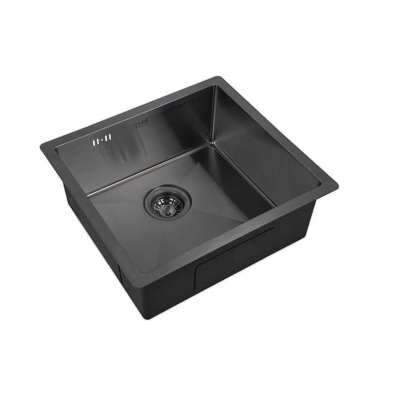 Мойка кухонная Zorg Inox PVD 4844 grafit| 44x48x20