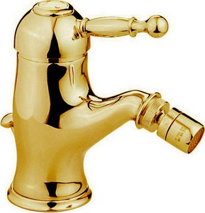 Смеситель для биде с д/к (цв.золото)  ZZ Cisal Arcana Royal AY000550 24