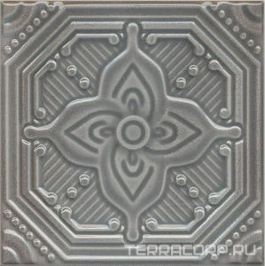 Керамическая плитка Kerama Marazzi Салинас Декор  серый 15x15 Серый 
