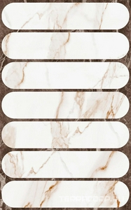 Керамическая плитка Gracia ceramica Капелла  бел низ 03 25x40 Белый 