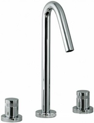 Смеситель для раковины, на 3 отв., пробка слива в компл., (цв. хром) X-Changle KL