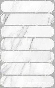 Керамическая плитка Gracia ceramica Арко  бел низ 03  25x40 Белый 