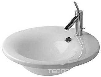 Раковина 570мм, с 1отв.д/смесит, (крепёж, заглушка перелива в компл.) Starck 1 XX