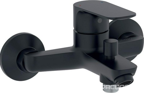 Смеситель для ванны/душа, без акссесуаров, цв.черный матовый Jacob Delafon Oscar E29844-BL