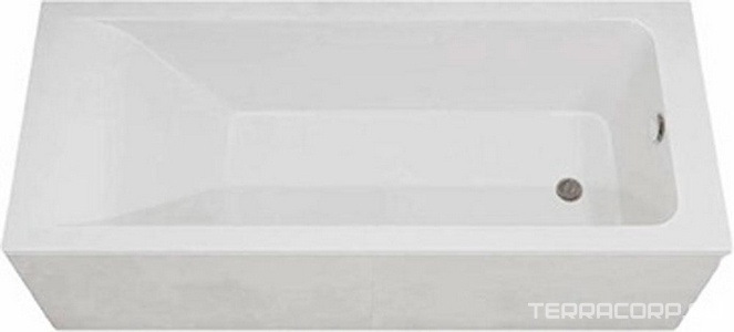 Ванна из литьевого мрамора 170х70, без ножек и сифона, цв.матовый белый XX Veconi Solita SLT17070M