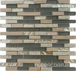 Мозаика из стекла на сетке SK10-206 ZZ 30x30
