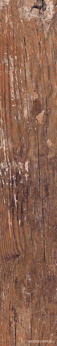 Керамогранит Alpas Euro Wood Kiwi Redroot Mat 20x120 Коричневый, фото 7