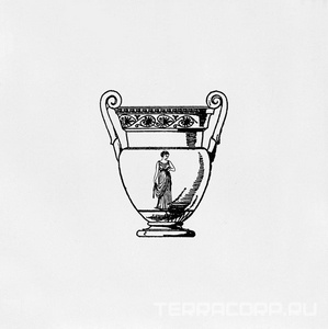 Керамическая плитка Kerama Marazzi Авеллино Декор  белый Амфора C506 15х15 Белый 