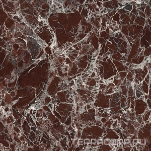 Керамогранит Ariostea Ultra Marmi Rosso Imperiale  Luc 6 mm 150x150 Розовый 