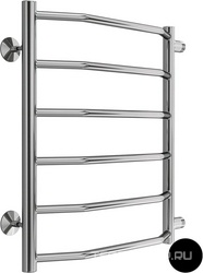 Полотенцесушитель с бок.подключ. "Виктория" 600*500 мм (подк.500мм),  БЕЗ фитингов подключения, цв.RAL 9005 черный матовый XX