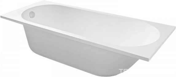 Ванна 1700х750хh600мм, встраив., литой камень S-Sense матовый ПОКРАСКА В цв. RAL 1019 ПОЛНОСТЬЮ, на регулируем. опорах, БЕЗ слива-перелива, Ornella ZZ