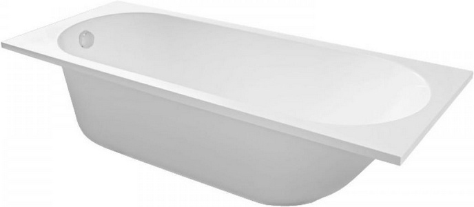 Ванна 1700х750хh600мм, встраив., литой камень S-Sense матовый ПОКРАСКА В цв. RAL 1019 ПОЛНОСТЬЮ, на регулируем. опорах, БЕЗ слива-перелива,  ZZ Salini Ornella 102311MRF