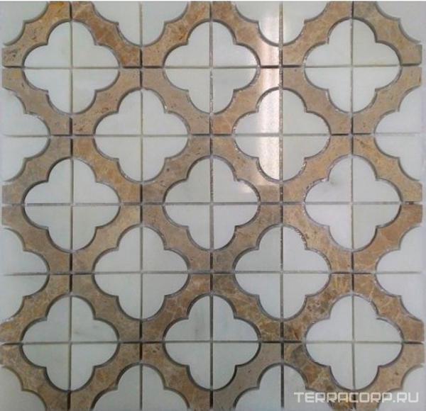 Мозаика Спектр-М Натуральный камень Мозаика из камня на сетке М20-211Р 30.5x30.5 Комбинированный, фото 3