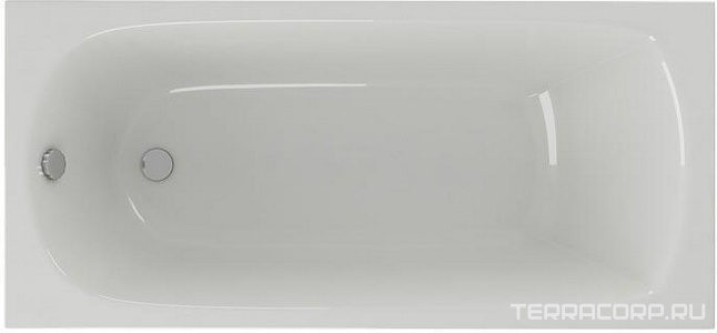 Ванна акриловая  150х75 см, БЕЗ каркаса, панелей и слива-перелива, ZZ Azario ADELINA AV.0010150