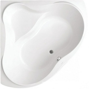 Ванна угловая 143x143хh45 см, без панели и каркаса, (акрил цв.белый), Iris ZZ Vagnerplast iris VPBA143IRI3X-04