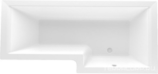 Акриловая ванна Marka One Linea 165x85 см R (правая). без каркаса, без панели, ZZ