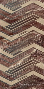 Керамическая плитка Azori Atlas Декор ATLAS DARK  31.5x63 Комбинированный 