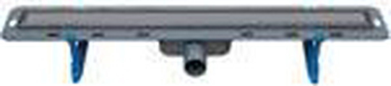 Дренажный канал в сборе, (сифон с гидрозатвором 0,6 л/с решетка под плитку CONTI 700мм, нерж. сталь, монтаж.глубина 65-105мм), WINKIEL/ ZZ Winkel Ekoline WDO-700-04-4402