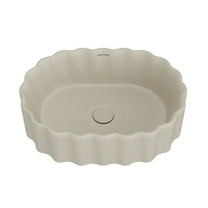 Раковина 50 см ARTBASIN Conchiglia накладная, песочная матовая, донный клапан в комп. ZZ Kerama Marazzi Artbasin CC.wb.50\SAN