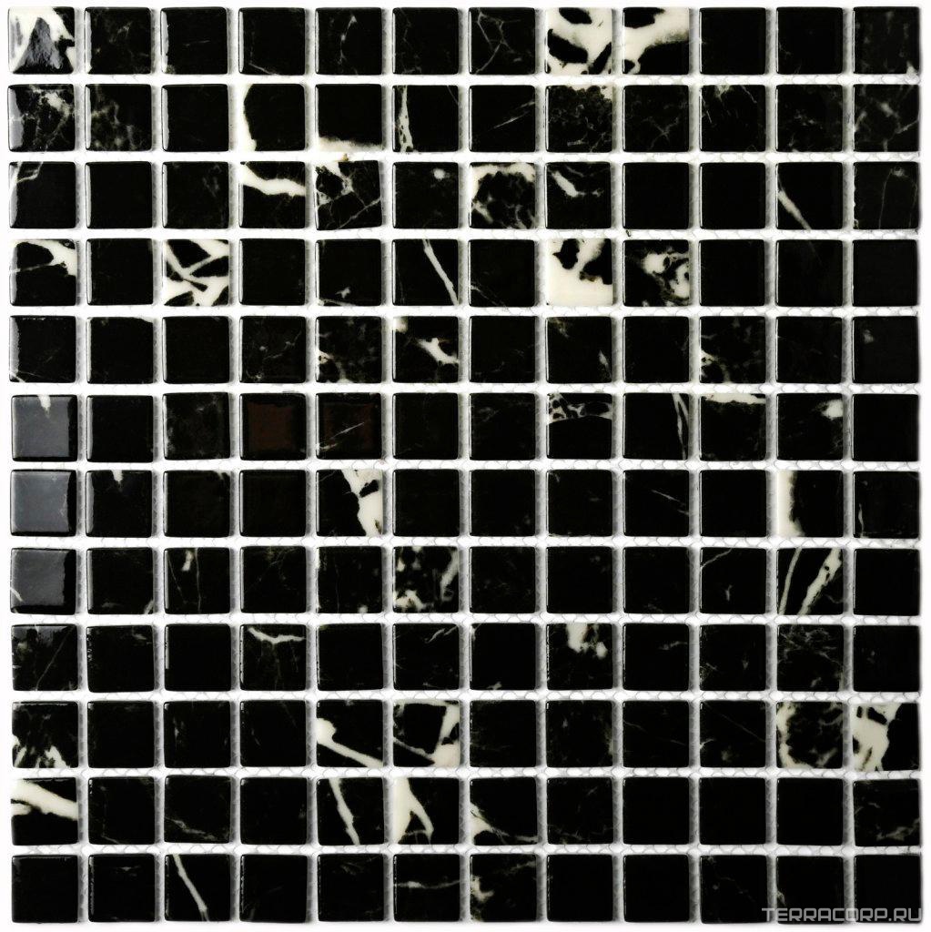 Мозаика Bonaparte Керамическая мозаика Mia black (glossy) (4x23x23) 30x30 Черный, фото 3