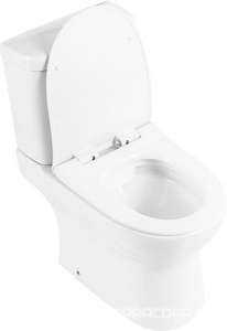 Чаша напольного, безободкового унитаза, (крепеж к полу в компл.),  BelBagno Steam BB130CPR