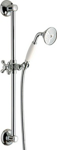 Душевой набор: стойка, лейка, шланг 1,5м., (цв.хром),  ZZ 3M Romantica RWIT3667CC01