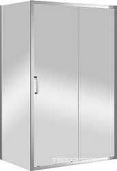 Душевой уголок 1500(1480-1520)х900(880-900)хh1950мм, прямоугольный, правый/левый, (стекло прозр.Idrorepellente 6мм, фурн.цв.хром), Molveno ZZ