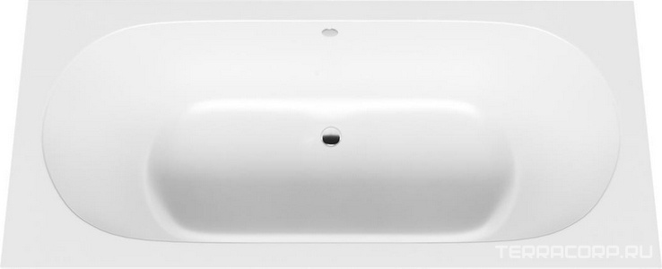 Ванна 1800х800хh600мм, встраив., литой камень S-Sense глянец цв.белый, на регулируемых опорах, БЕЗ слива-перелива,  ZZ Salini Ornella Axis 103411G