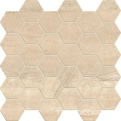 Mosaico Esagono Beige Nat/Rett ZZ |30x30