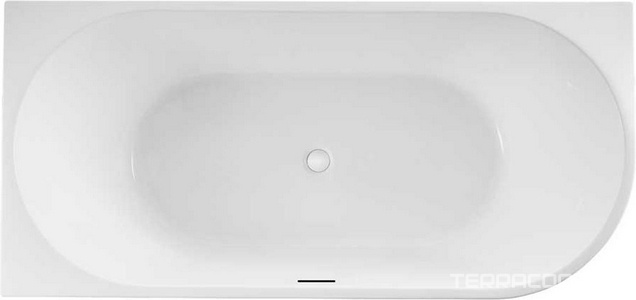 Ванна 1700х800хh580мм, угловая L Левая, интегрир.слив перелив, д/к цв.хром в компл.,(акрил цв.белый), Vincea ZZ Vincea Ванны VBT-402-1700L