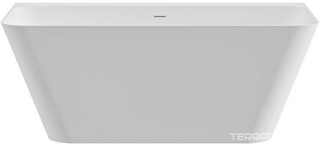 Ванна 1700х800хh600мм, пристенная (с задней стенкой), интегрир.слив перелив, д/к в цвет ванны в комп,(иск.камень Solid Surface цв.белый мат), ZZ Cezares Liner CZR-LINER-170-80-60-SSB