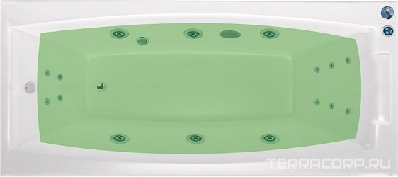 Акриловая ванна Marka One Aelita 01ае1880ГМпрпл Премиум| 180x80x46