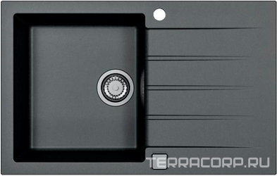 Мойка кухонная Alveus Cadit Granital 20 carbon| 50x79x20