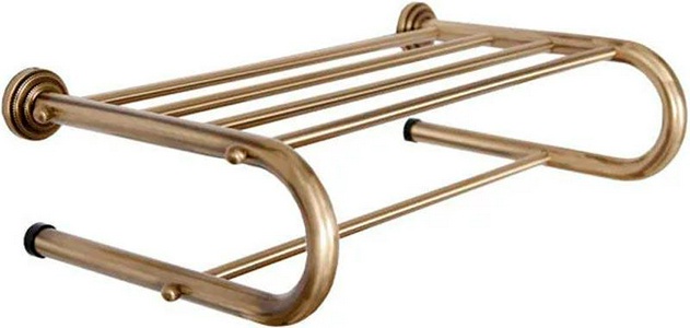 Полка  для полотенец, крепеж в комплекте, бронза ZZ Boheme Medici 10627