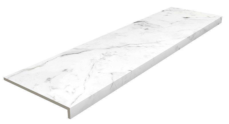Ступени Gres de Aragon Marble Peldano Recto Carrara Blanco Anti Slip ZZ119,7x31.5x14 Белый, фото 4