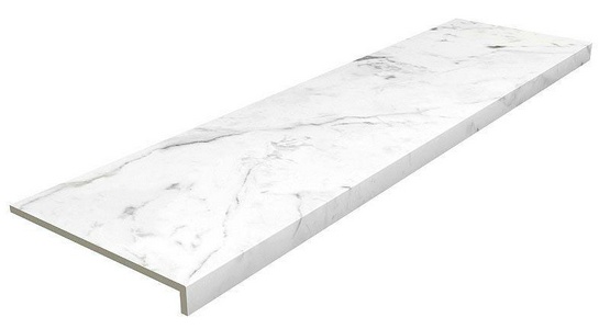 Ступени Gres de Aragon Marble Peldano Recto Carrara Blanco Anti Slip ZZ119,7x31.5x14 Белый 