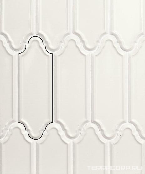 Керамическая плитка APE Ceramica The Hamptons Havens Snow 5x15 Белый, фото 4