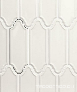 Керамическая плитка APE Ceramica The Hamptons Havens Snow 5x15 Белый 