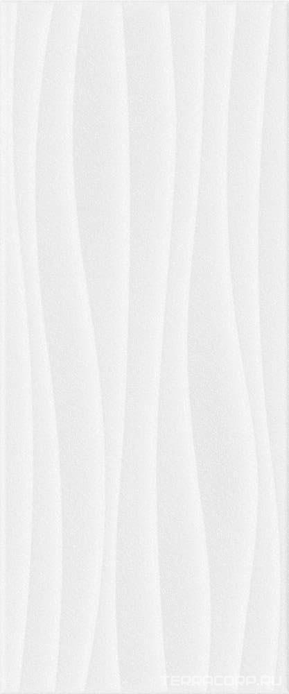 Керамическая плитка Gracia ceramica Aqua Monocolor sugar white wall 02 25х60 Белый, фото 3