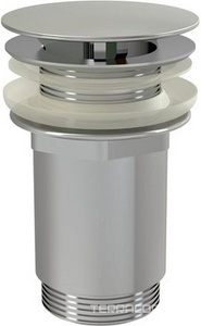 Выпуск для раковины без перелива, незапираемый, съемная пробка, цв.хром ZZ Ravak Универсал X01439