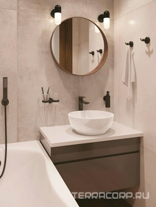 Раковина-чаша накладная  40*40*15, без отверстия под смеситель, белая Sanita Luxe Art Slim WB.CT/Art/40-N.Slim/WHT.G/S1 / ART40SLWB01S