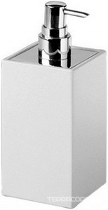 Дозатор 7х7хh18см, настенный (хром/белая керамика),  ZZ Fantini Young 96 02 7633P1