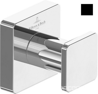 Крючок, (цв.черный матовый),  ZZ Villeroy & Boch Elements – Striking TVA152011000K5