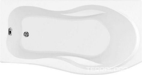 Акриловая ванна Aquanet Borneo 170x90 L с каркасом| 169x89x46