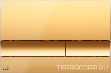 Клавиша двойного смыва для инсталляции арт.A101/1120, цвет золото ZZ