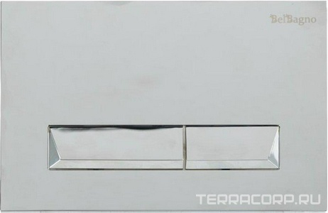 Кнопка смыва BelBagno MARMI, цвет-хром глянцевый  ZZ BelBagno Marmi bb010-mr-chrome