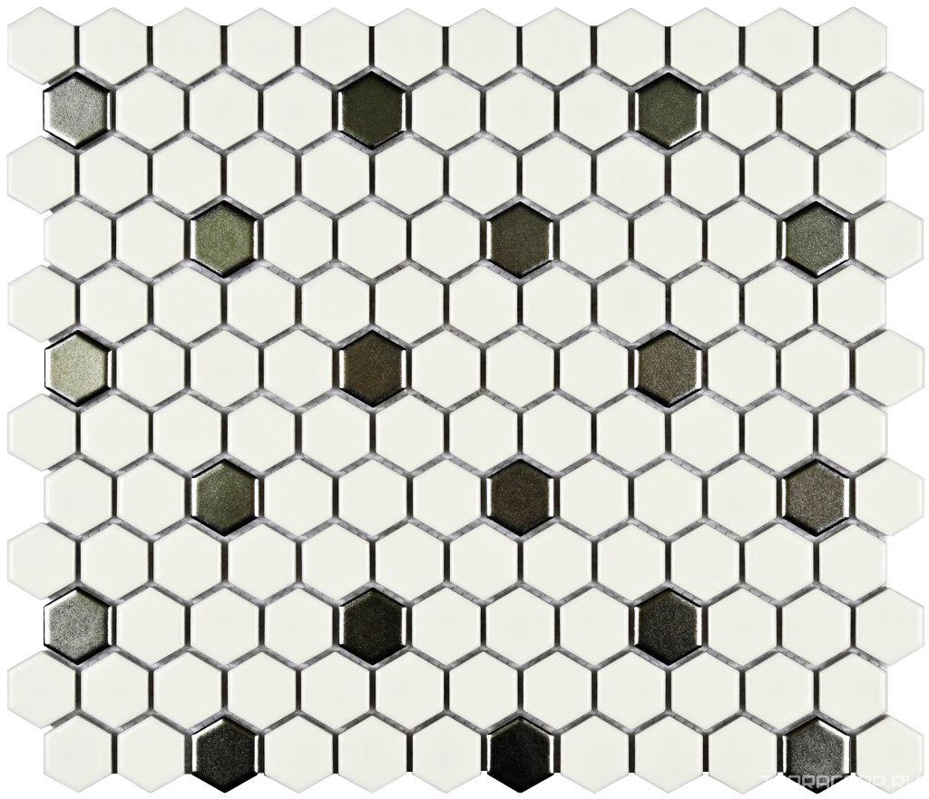 Мозаика Bonaparte Мозаика керамогранитная Babylon Silver matt (23x26x6) 26x30 Комбинированный, фото 3