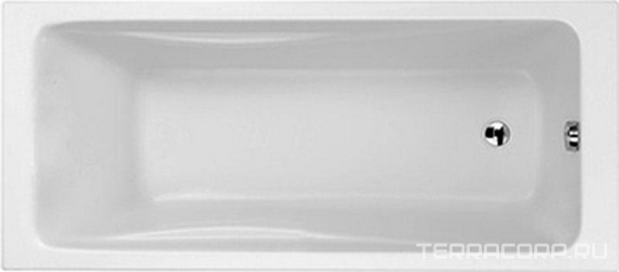 Ванна акриловая Odeon Up 180x80 см,  БЕЗ каркаса (арт.SF145RU-NF), сифона, ручек и фронтальной панели арт.E6329RU-00, белая ZZ