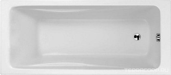 Ванна акриловая  180x80 см,  БЕЗ каркаса (арт.SF145RU-NF), сифона, ручек и фронтальной панели арт.E6329RU-00, белая ZZ Jacob Delafon Odeon Up E6048RU-00